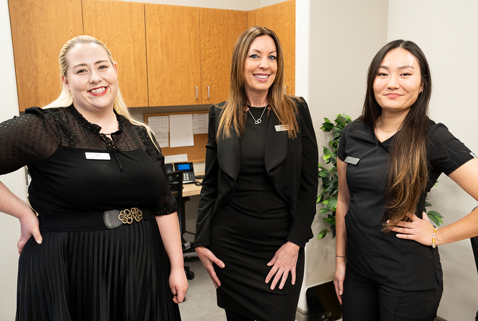 Front office staff at Red Rock Kids Dental